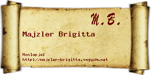 Majzler Brigitta névjegykártya